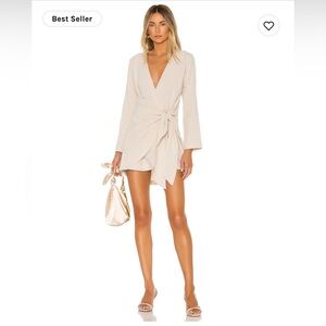 L’academies the meadow mini wrap dress